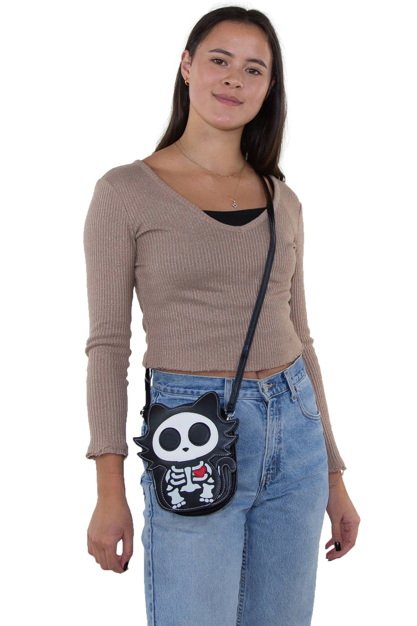 Glow in the Dark Crossbody Cat Bag