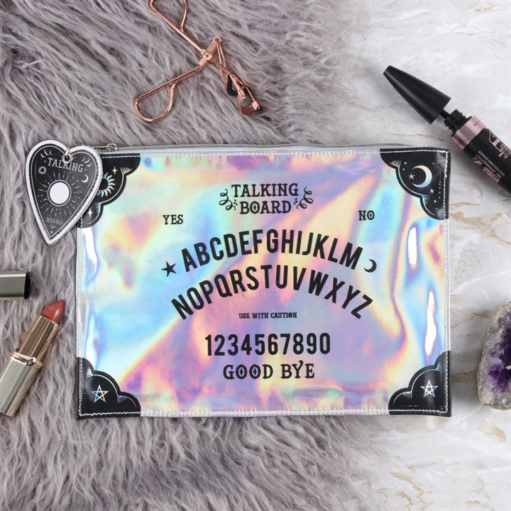 Holographic Ouija Makeup Bag