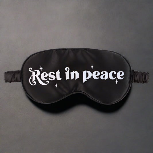 Rest In Peace Sleep Mask