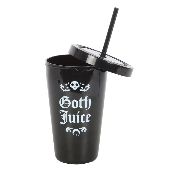 Goth Juice Plastic Tumbler & Straw