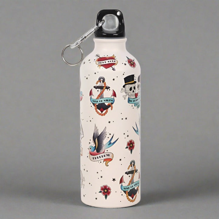 Tattoo Metal Water Bottle