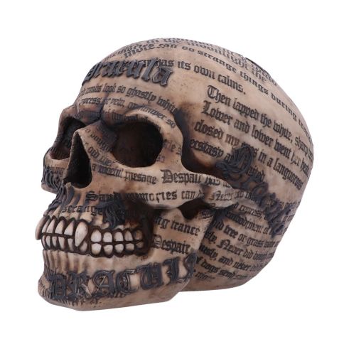 Dracula's Tale Vampire Novel Quote Skull