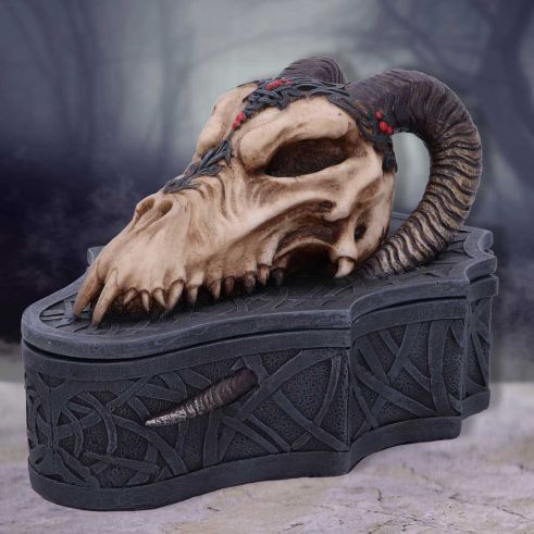 Dragon Skull Box 17.7cm