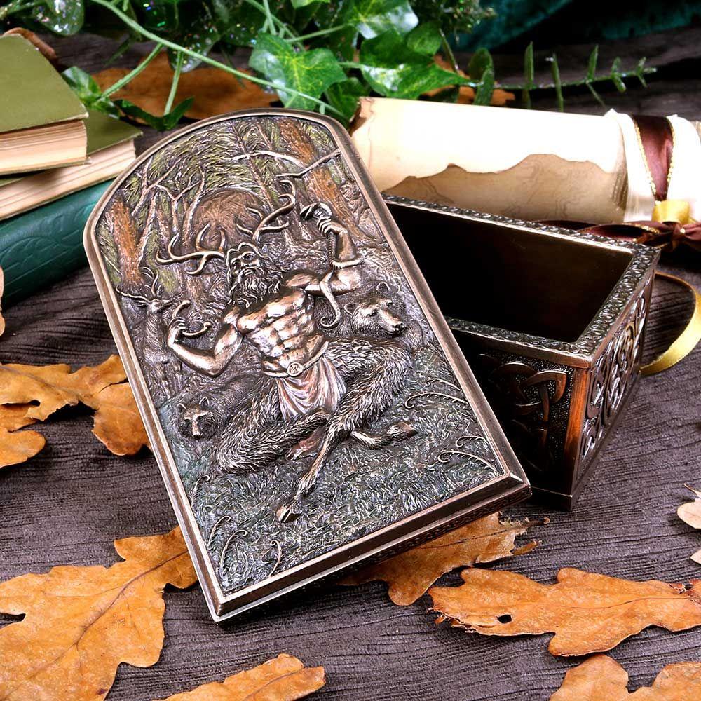 Secrets of Cernunnos Horned God Trinket Box