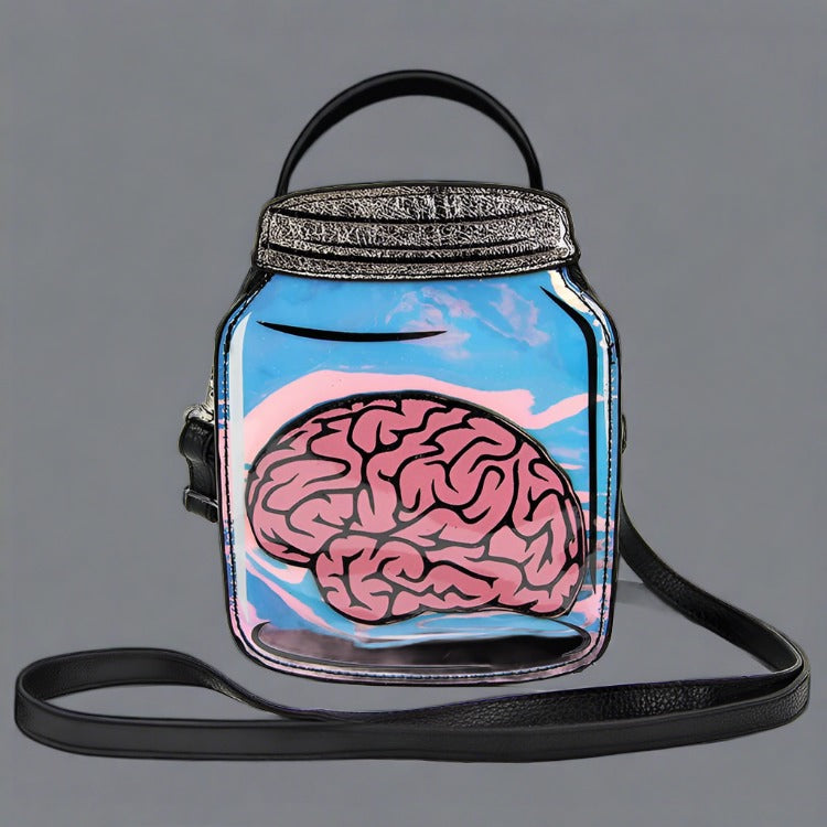 Brain in a Jar Crossbody Bag