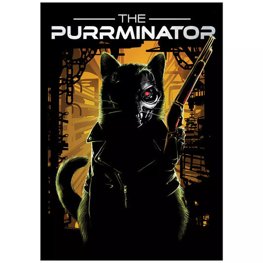 Horror Cats - The Purrminator Mini Poster