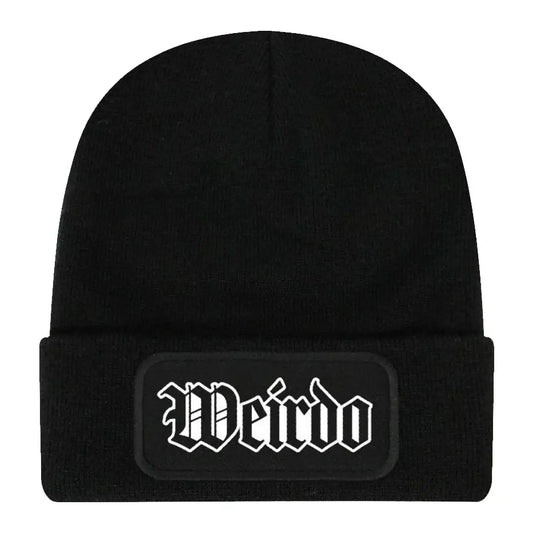 Weirdo Black Beanie