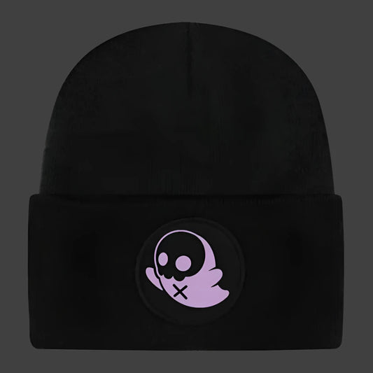 Cosmic Boop Haunting Black Beanie