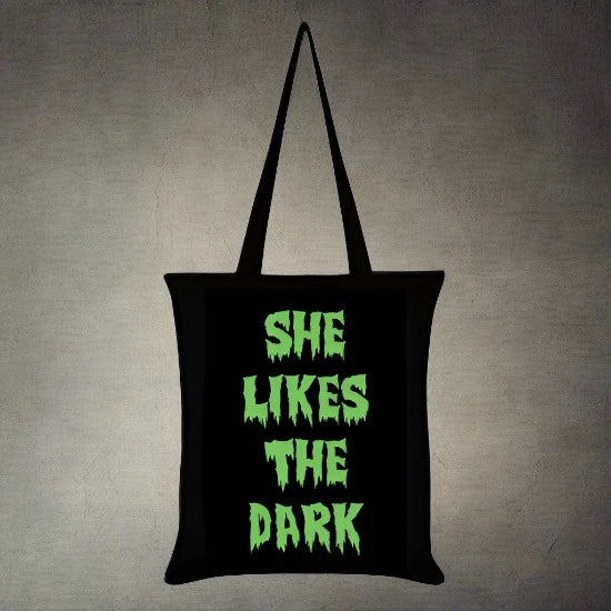 She Likes The Dark Tote Bag