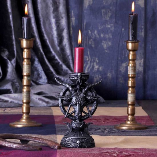 Light of Baphomet Candle Holder 15.5cm