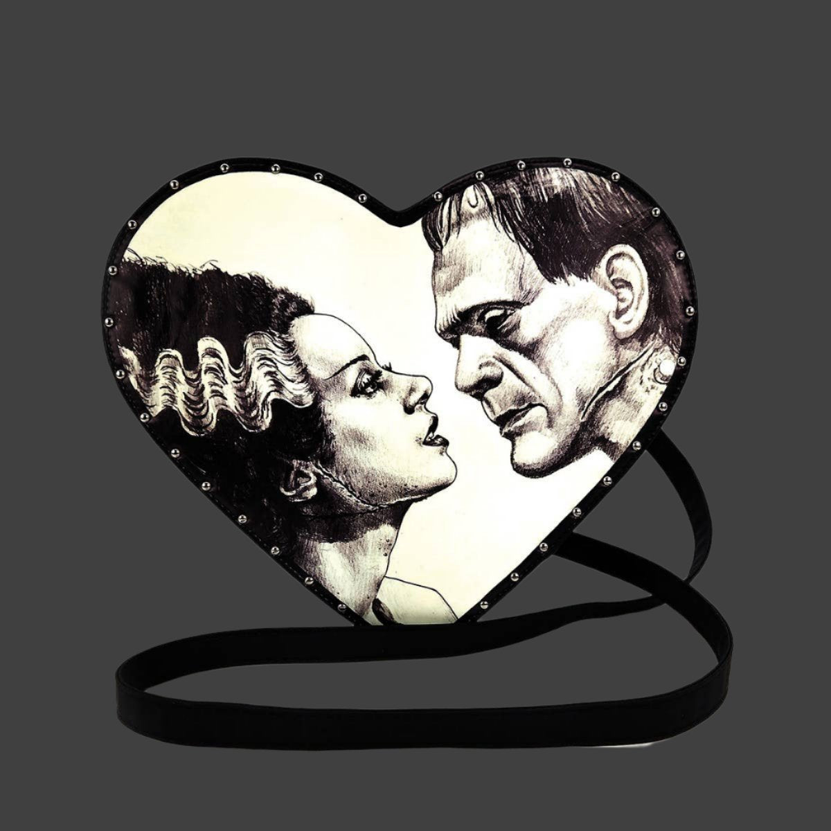 Glow in the Dark Heart Shape Frank w/ Bride Backpack