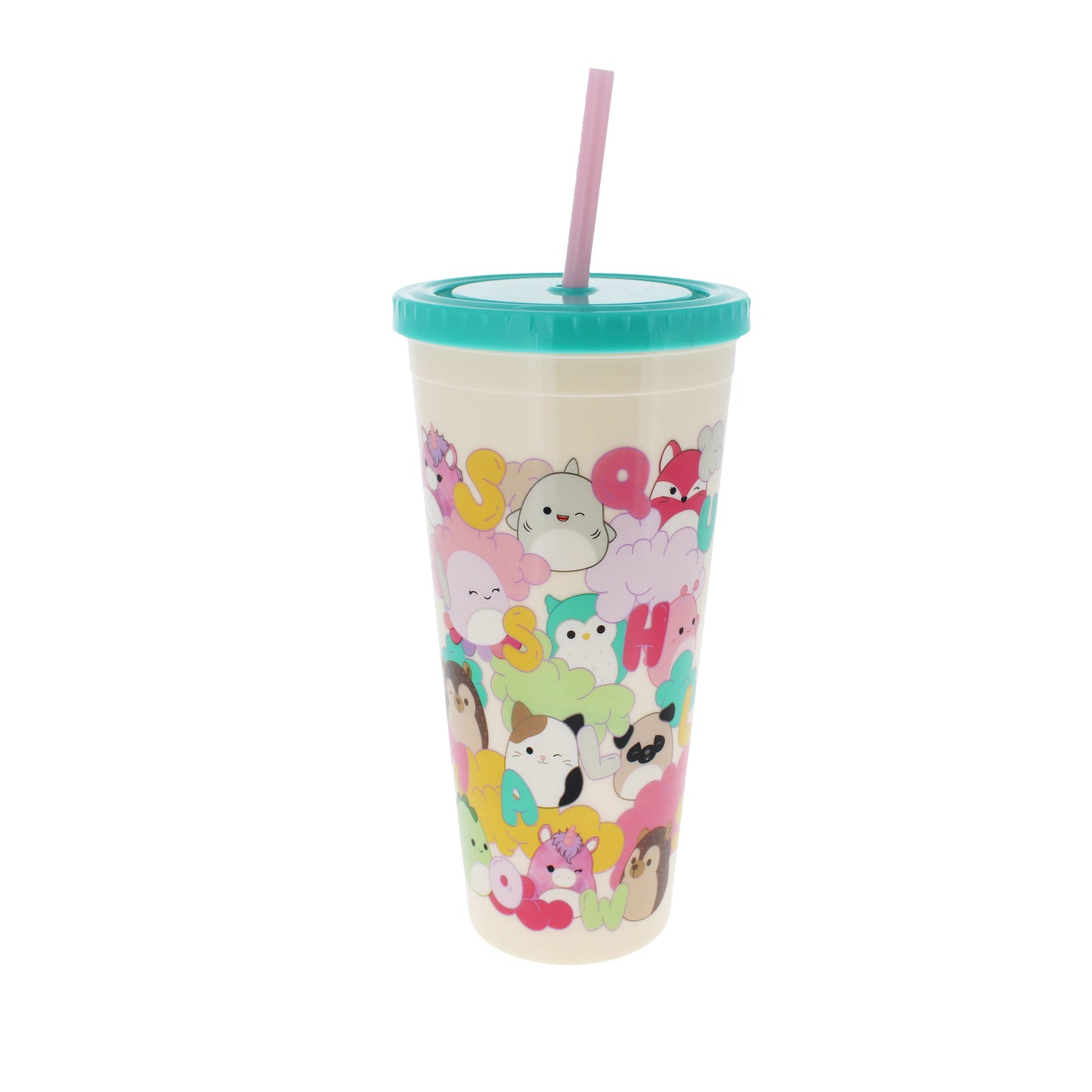 Squishmallows Beaker & Straw