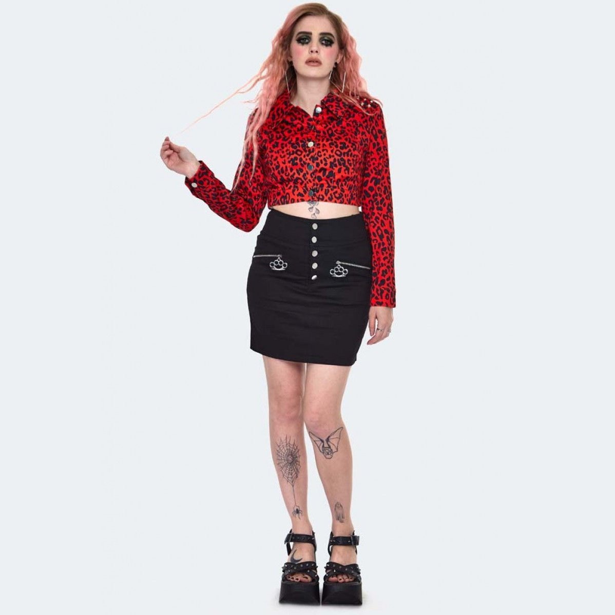 Red Leopard Print Jacket