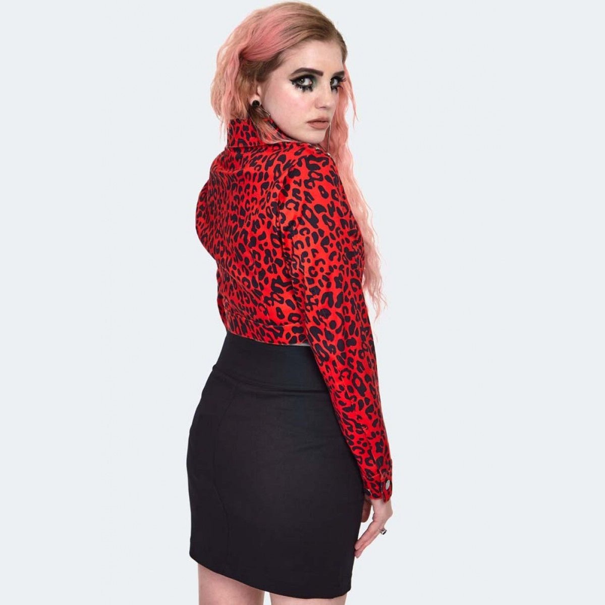 Red Leopard Print Jacket